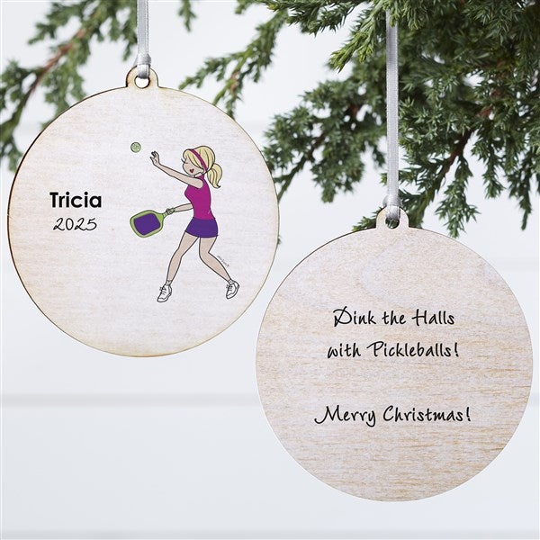 Personalized Pickleball Ornament by philoSophie's  - 45524
