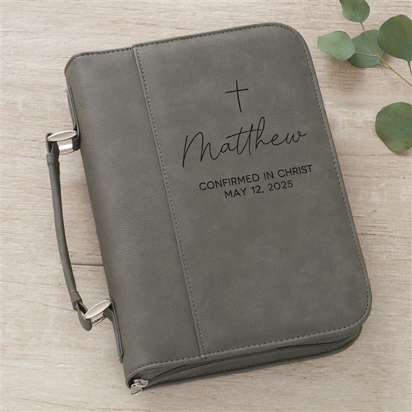 Confirmed in Christ Personalized Bible Cover - 45577
