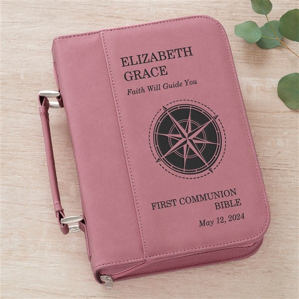 First Communion Compass Personalized Bible Cover  - 45588