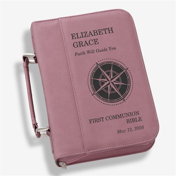 First Communion Compass Personalized Bible Cover  - 45588