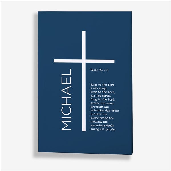 Religious Verse Personalized Canvas Prints - 45593