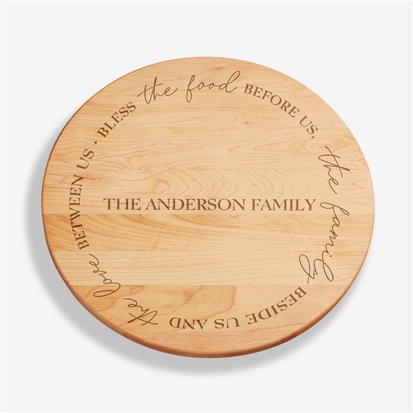 Bless the Food Before Us 15" Personalized Lazy Susan - 45603