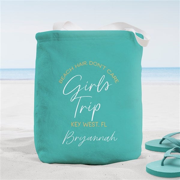 Girls Trip Personalized Terry Cloth Beach Bags - 45619