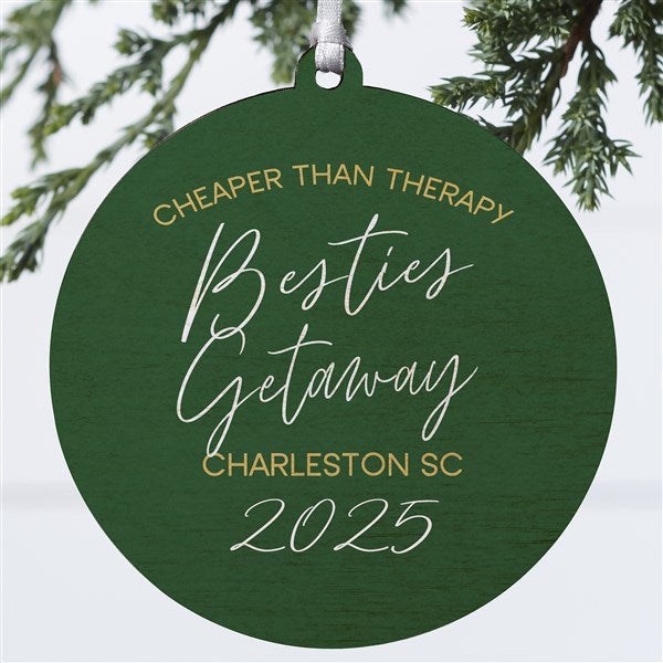 Girls Trips Personalized Christmas Ornament  - 45625