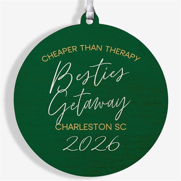 Girls Trips Personalized Christmas Ornament  - 45625