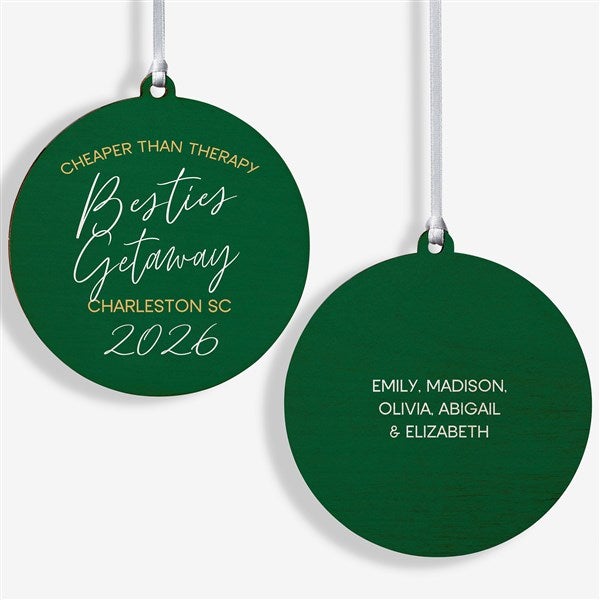 Girls Trips Personalized Christmas Ornament  - 45625
