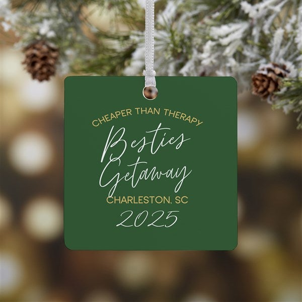 Girls Trips Personalized Christmas Ornament  - 45625