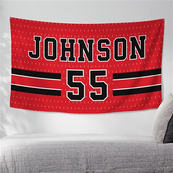 Sport Jersey Personalized Wall Tapestry  - 45630