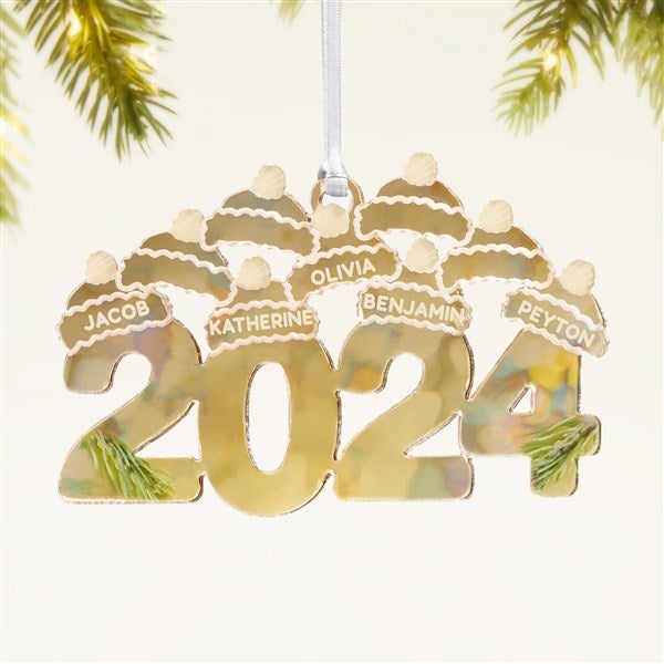 2024 Family Personalized Acrylic Ornament - 45711