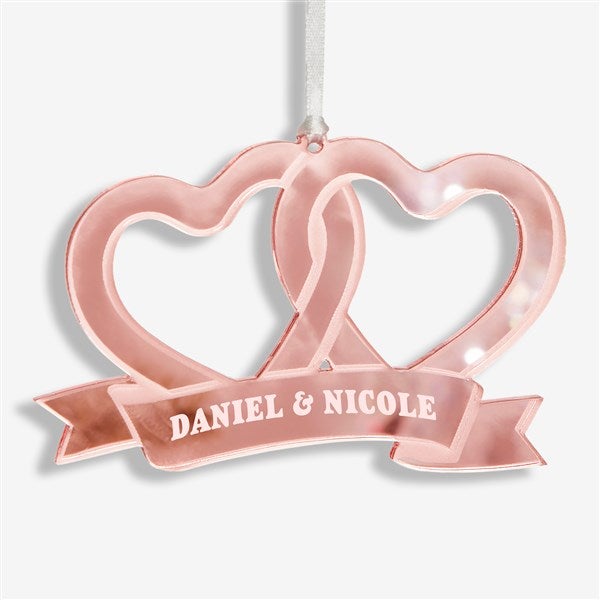 Connected Hearts Personalized Acrylic Ornament  - 45712