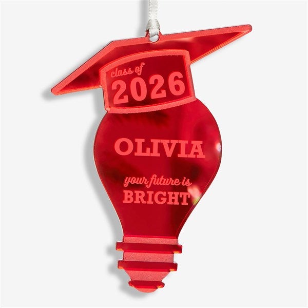 Bright Future Personalized Graduation Ornament - Acrylic - 45723
