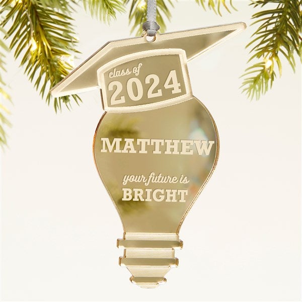 Bright Future Personalized Graduation Ornament - Acrylic - 45723