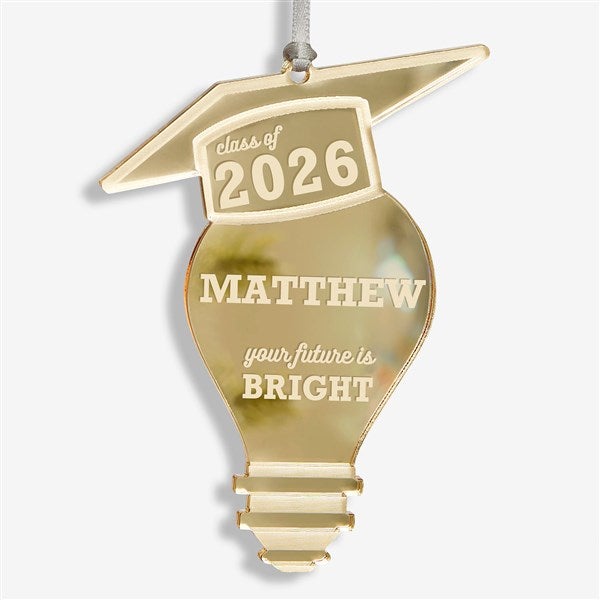 Bright Future Personalized Graduation Ornament - Acrylic - 45723