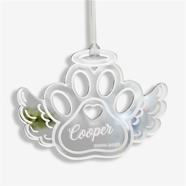 Pet Memorial Personalized Acrylic Christmas Ornament  - 45729