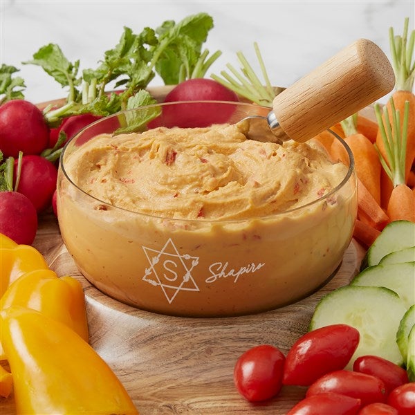 Passover Personalized Chip and Dip Serving Dish