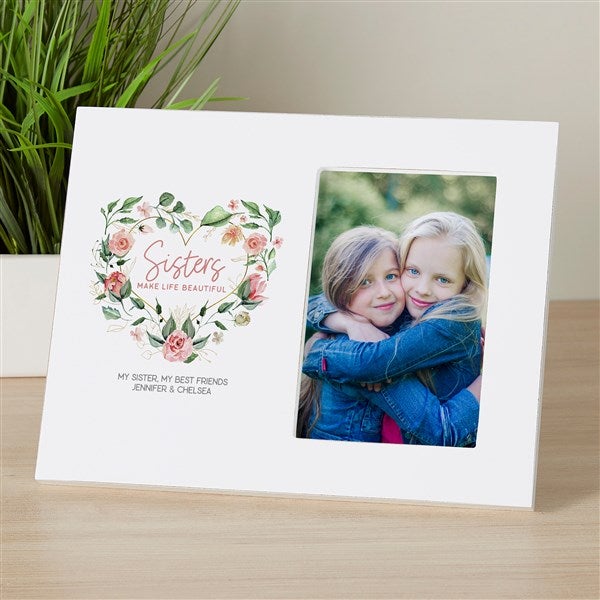 Sisters Personalized Off-Set Picture Frame - 45768
