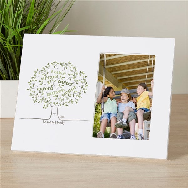 Family Tree Of Life Personalized Offset Picture Frame  - 45773