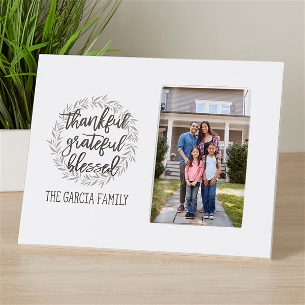 Family Blessing Personalized Off-Set Picture Frame - 45775