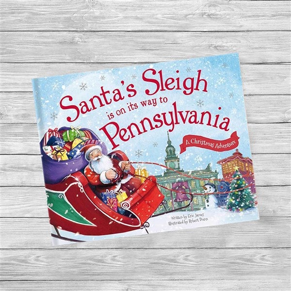 Santa's Sleigh Is On Its Way Where I Live Personalized Storybook  - 45803D
