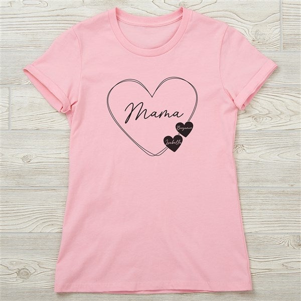 A Mother's Heart Personalized Ladies T-Shirts - 45852