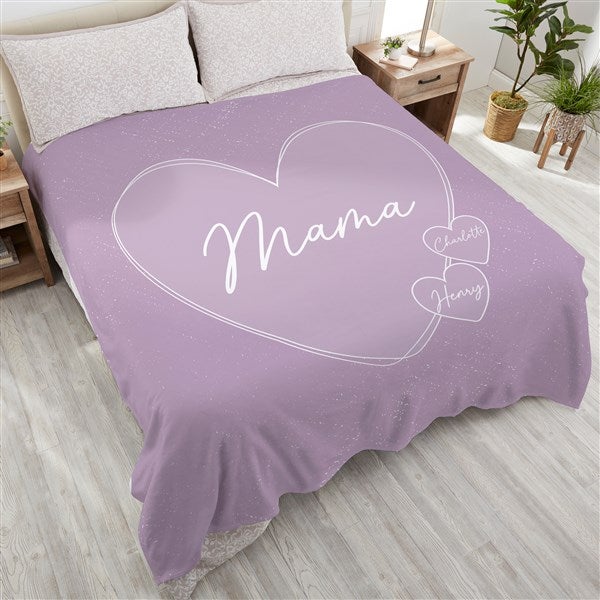 A Mother's Heart Personalized Blanket  - 45853