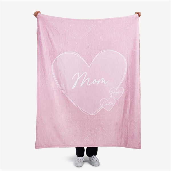 A Mother's Heart Personalized Blanket  - 45853