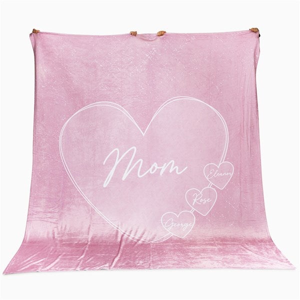 A Mother's Heart Personalized Blanket  - 45853