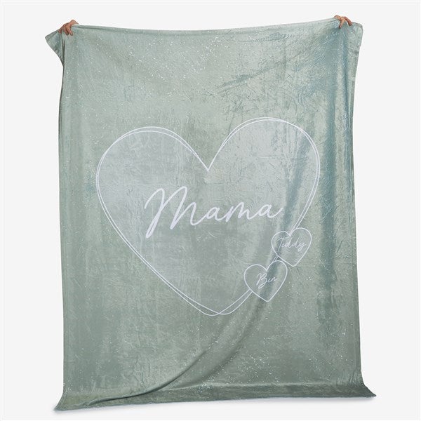 A Mother's Heart Personalized Blanket  - 45853