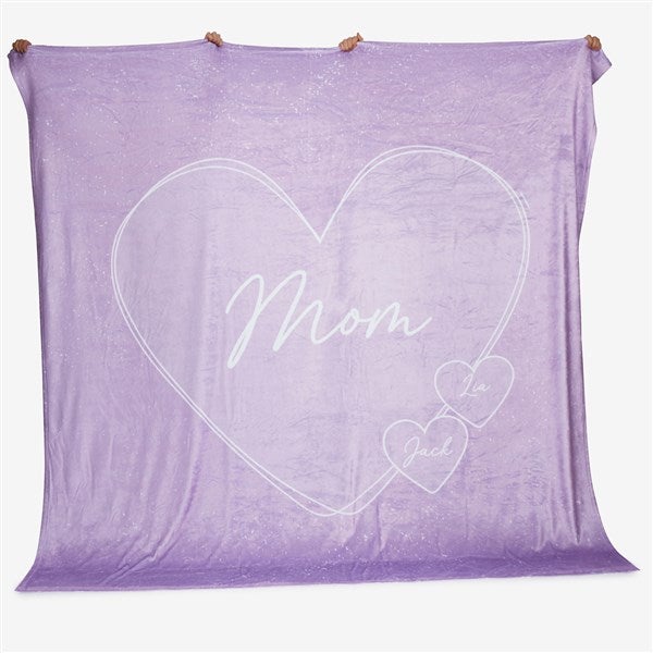 A Mother's Heart Personalized Blanket  - 45853