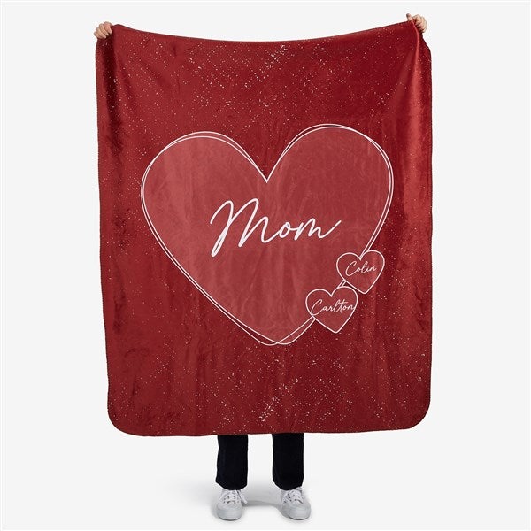 A Mother's Heart Personalized Blanket  - 45853