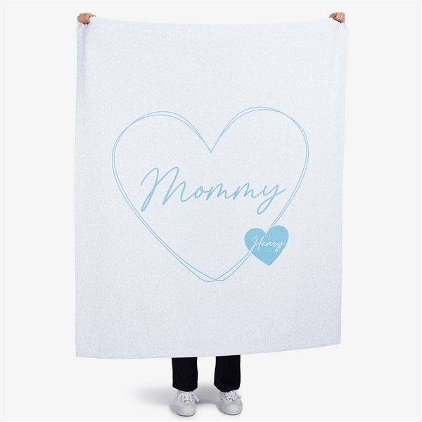 A Mother's Heart Personalized Blanket  - 45853