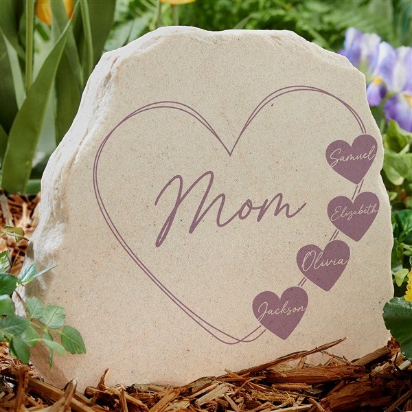 A Mother's Heart Personalized Standing Garden Stone - 45857
