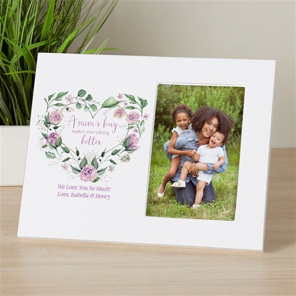 A Mom's Hug Personalized Picture Frame  - 45869