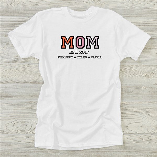 Vibrant Mom Personalized Ladies T-Shirts - 45874