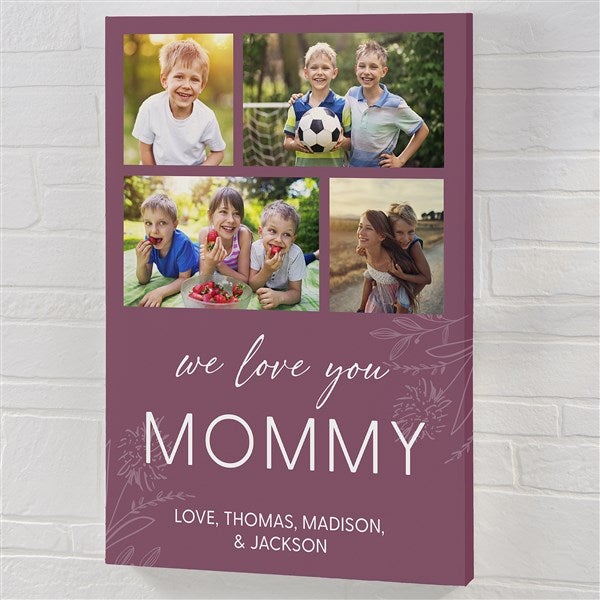 Her Memories Photo Collage Personalized Canvas Print - 45888