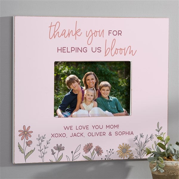Love Blooms Here Personalized Picture Frame  - 45890