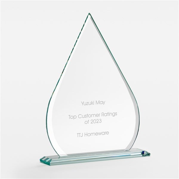 Engraved Tear Drop Award Small - 46053