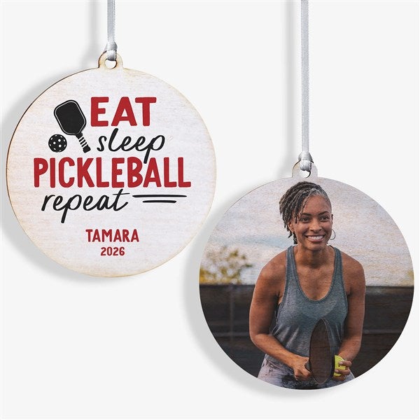 Pickleball Personalized Christmas Ornament  - 46275