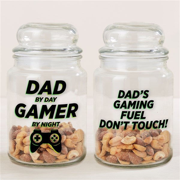 Video Game Mode Personalized Glass Treat Jar - 46303