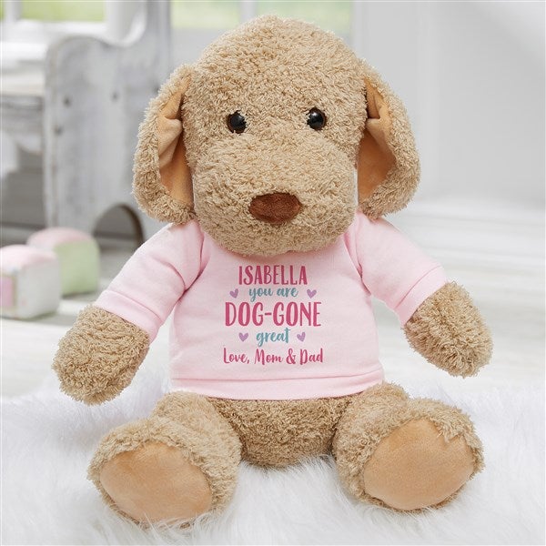 Dog Gone Cute Personalized Plush Dog Stuffed Animal  - 46342