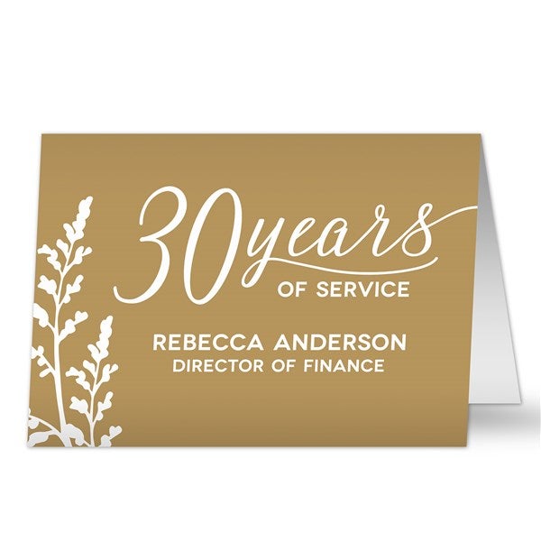 Retirement Personalized Greeting Card - 46356