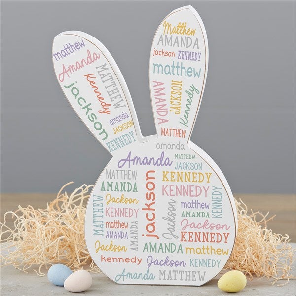 Easter Repeating Name Personalized Shelf Decorations - 46363