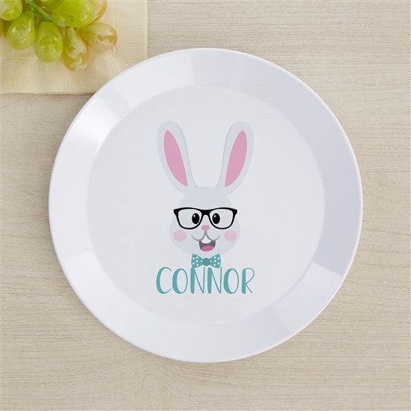 Build Your Own Easter Bunny Personalized Boys Dinnerware  - 46372