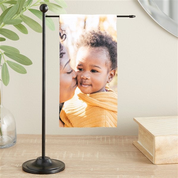 Photo Personalized Mini Desk Flag  - 46430