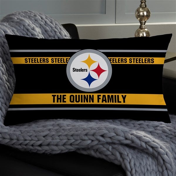 NFL Pittsburgh Steelers Classic Personalized Throw Pillow - 46439