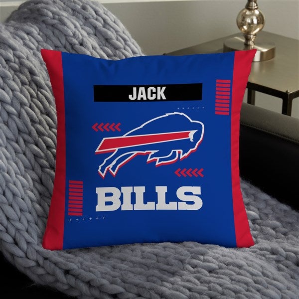 NFL Buffalo Bills Classic Personalized Throw Pillow - 46468