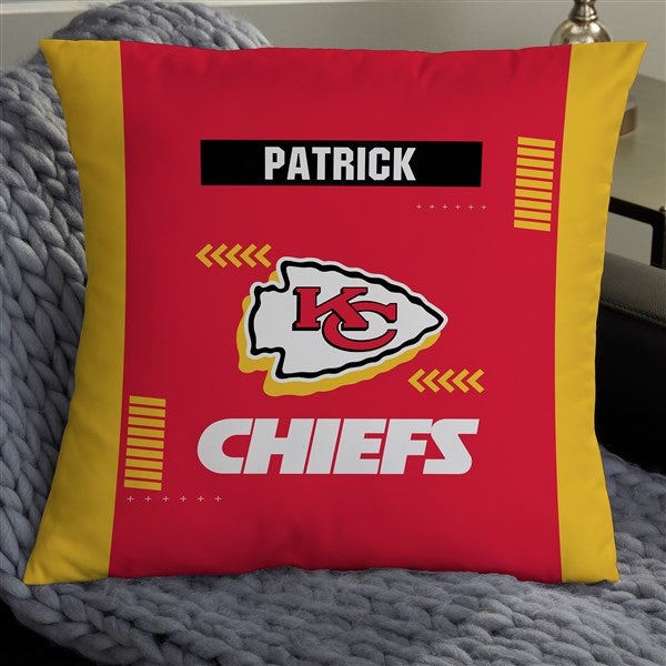 NFL Kansas City Chiefs Classic Personalized Throw Pillow - 46470