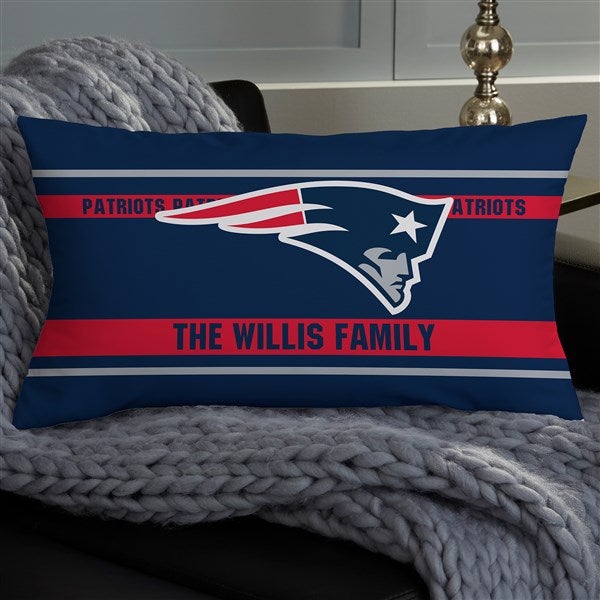 NFL New England Patriots Classic Personalized Throw Pillow - 46495