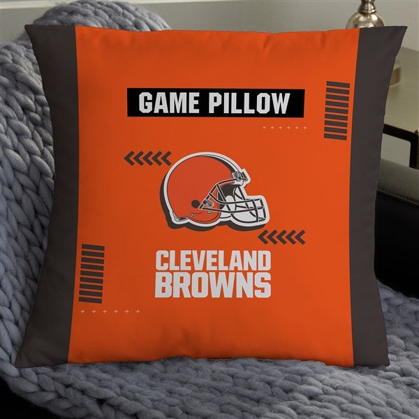 NFL Cleveland Browns Classic Personalized Throw Pillow - 46497