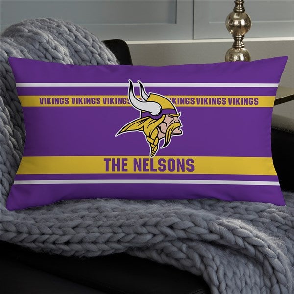 NFL Minnesota Vikings Classic Personalized Throw Pillow - 46499